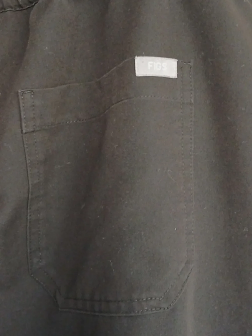 Men’s FIGS Pisco Scrub Pants Black Size XXL